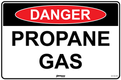 Danger Propane Gas Sign - Safety Sign