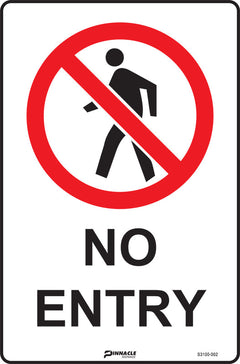 No Entry Sign - Safety Sign
