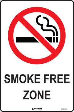 Smoke Free Zone Sign - Safety Sign