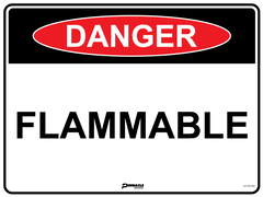 Danger Flammable Sign - Safety Sign