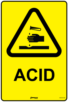 Acid Sign - Safety Sign