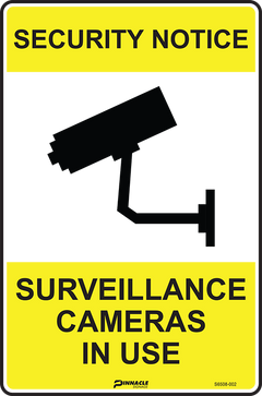 Security Notice Surveillance Cameras In Use Sign - Safety Sign