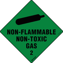 Non-Flammable Non-Toxic Gas 2 Sign - Safety Sign