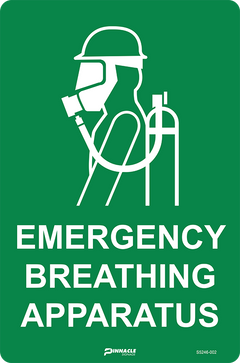 Emergency Breathing Apparatus Sign - Safety Sign