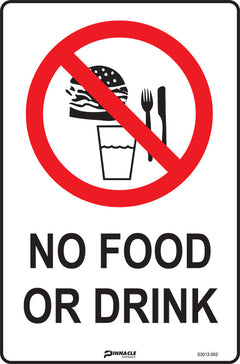 No Food Or Drink Sign - Safety Sign