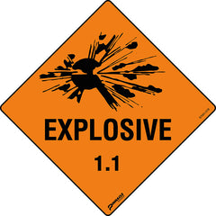 Explosive *1* Sign - Safety Sign