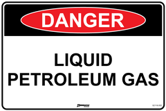 Danger Liquid Petroleum Gas Sign - Safety Sign