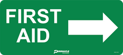 First Aid (Arrow to Right) Sign - Safety Sign