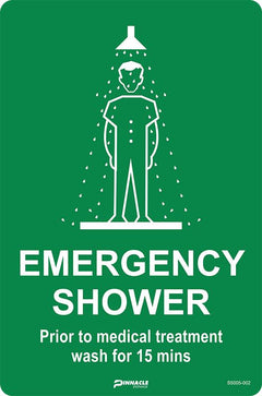 Emergency Shower Sign - Safety Sign