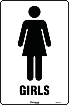 Girls Sign - Safety Sign