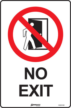 No Exit Sign - Safety Sign
