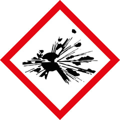 Explosive (GHS Design) - Safety Sign