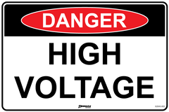 Danger High Voltage Sign - Safety Sign