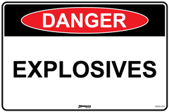 Danger Explosives Sign - Safety Sign