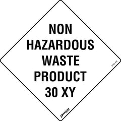Non Hazardous Waste Product 30 XY Sign - Safety Sign