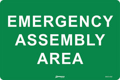 Emergency Assembly Area Sign - Safety Sign