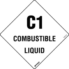 C1 Combustible Liquid Sign - Safety Sign