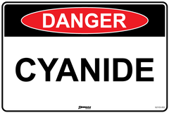 Danger Cyanide Sign - Safety Sign