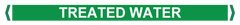 Pipe Markers, , Pack/10 - Treated Water (Green) - Safety Sign