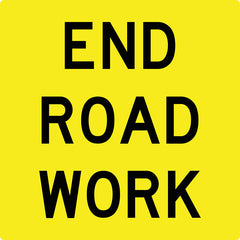 End Road Work, Multi Message Sign - Safety Sign