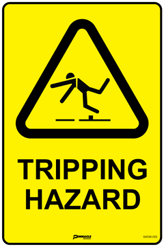 Tripping Hazard Sign - Safety Sign