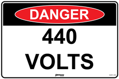 Danger 440 Volts Sign - Safety Sign