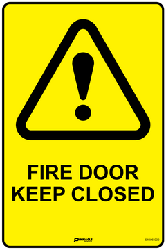 Fire Door Keep Closed Sign - Safety Sign