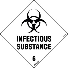 Infectious Substance 6 Sign - Safety Sign