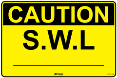 Caution S.W.L ..... Sign - Safety Sign