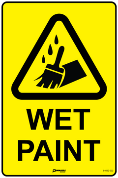 Wet Paint Sign - Safety Sign