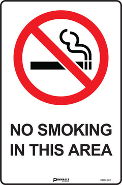 No Smoking In This Area Sign - Safety Sign