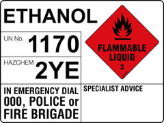 Hazchem Transport Sign - Safety Sign
