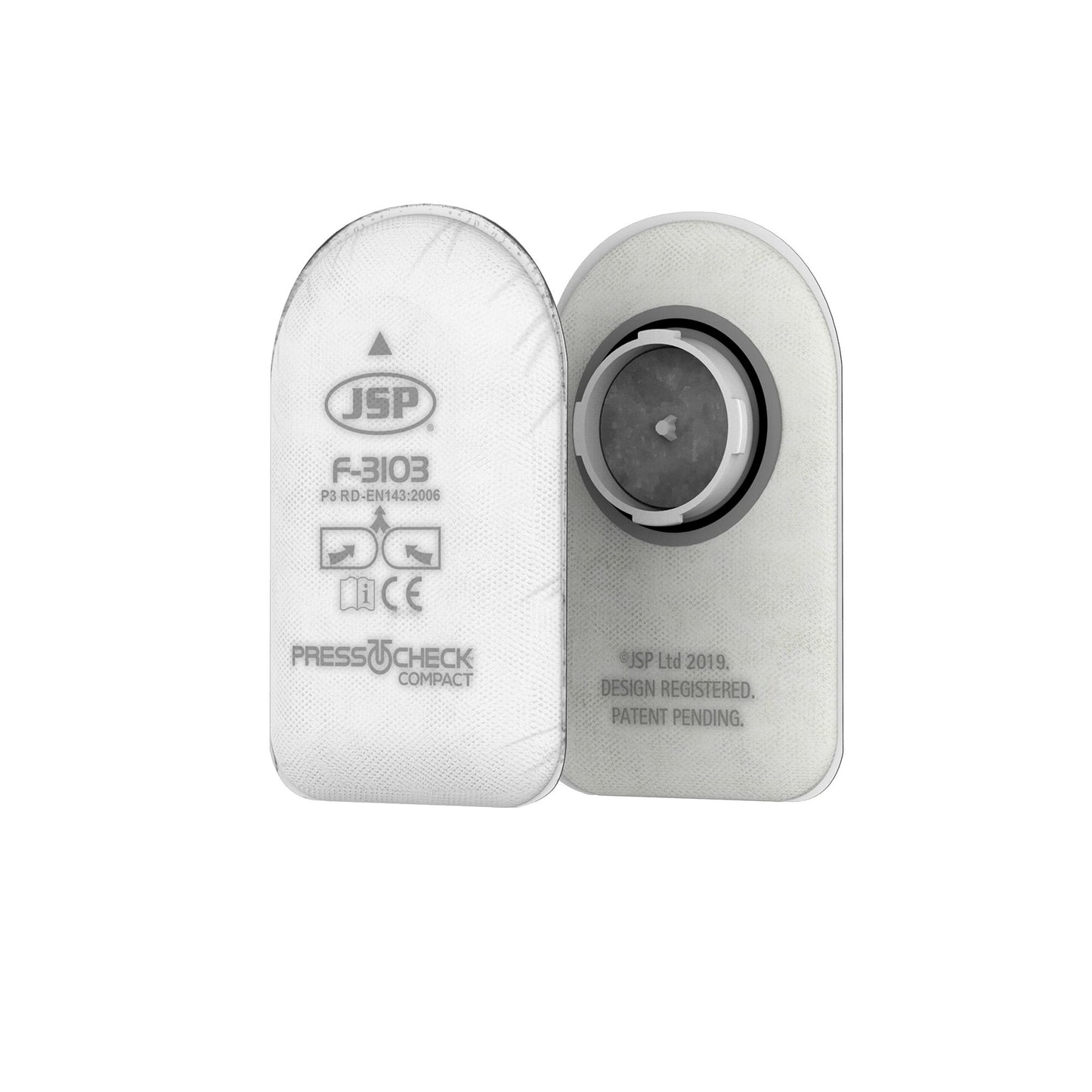 JSP Safety Press To Check Compact P3 Filters With Odour Layer