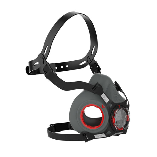 JSP Safety Force Typhoon 8 Half Mask Respirator Only - Short Wide