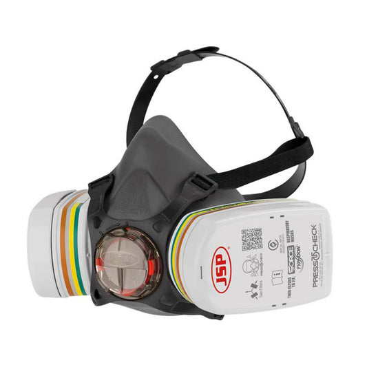JSP Safety Force Typhoon 8 Half Mask Respirator Multi-Gas Retail Kit With ABEK1P2 Filters