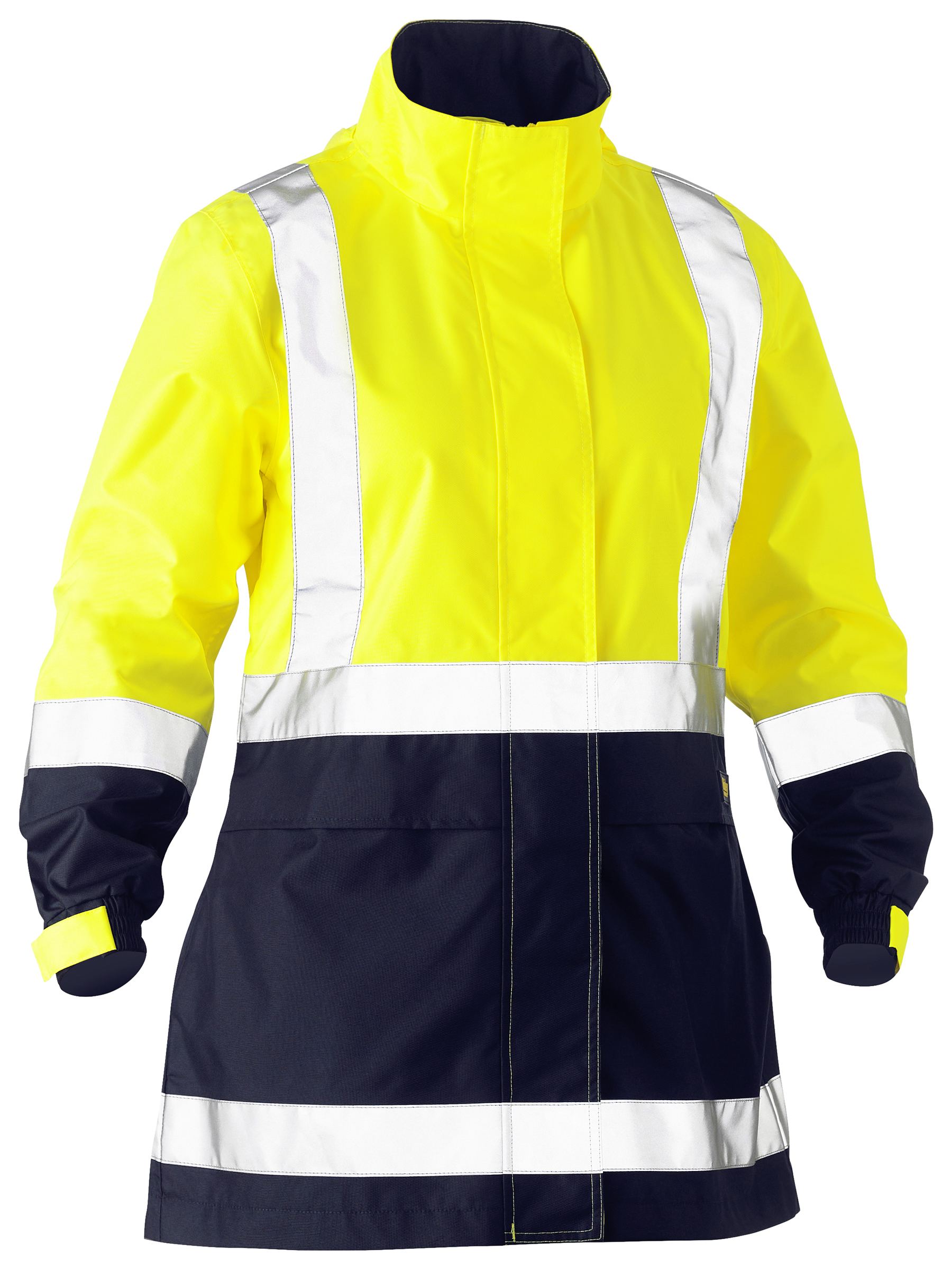 BJL6766T Women's Taped Hi Vis Recycled Rain Shell Jacket
