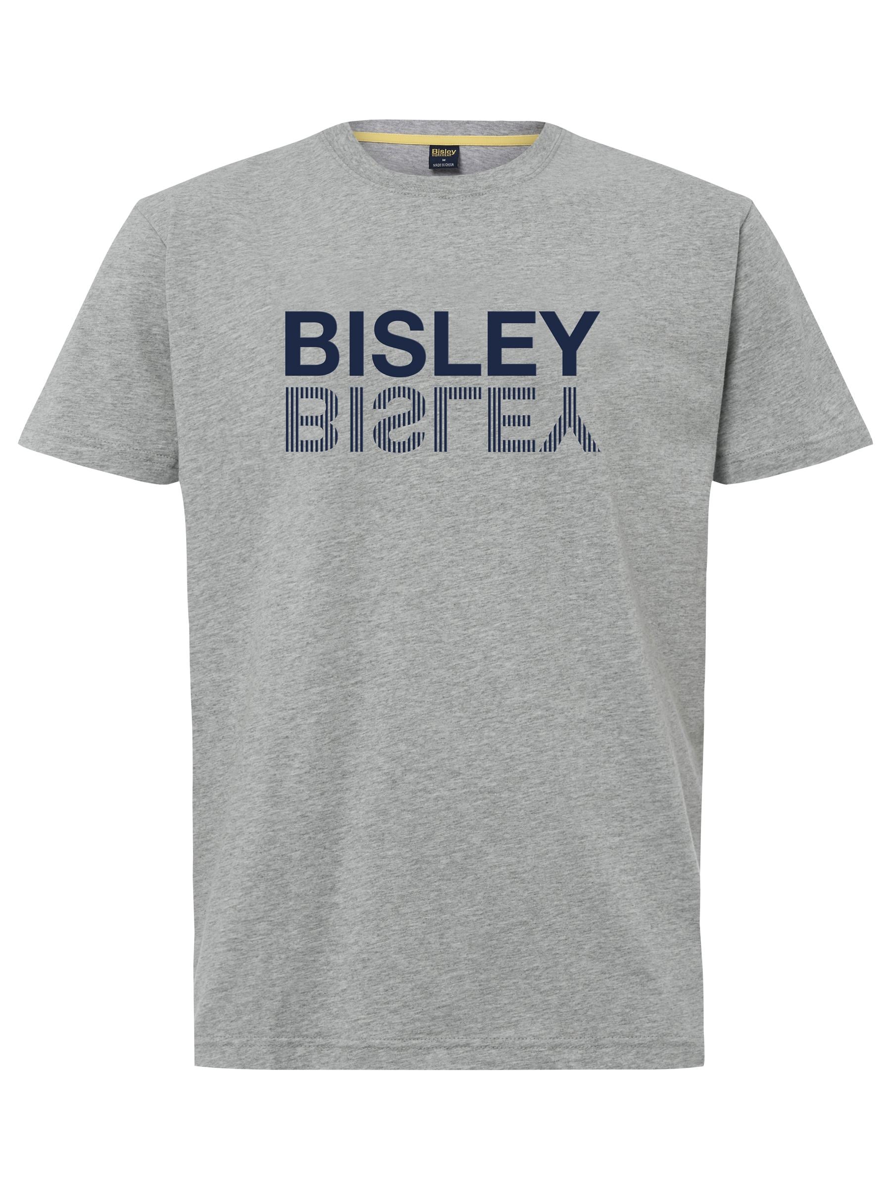 BKT097 Bisley Cotton Flipped Logo Tee