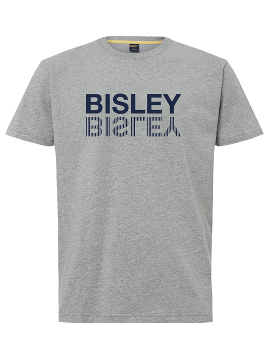 BKT097 Bisley Cotton Flipped Logo Tee
