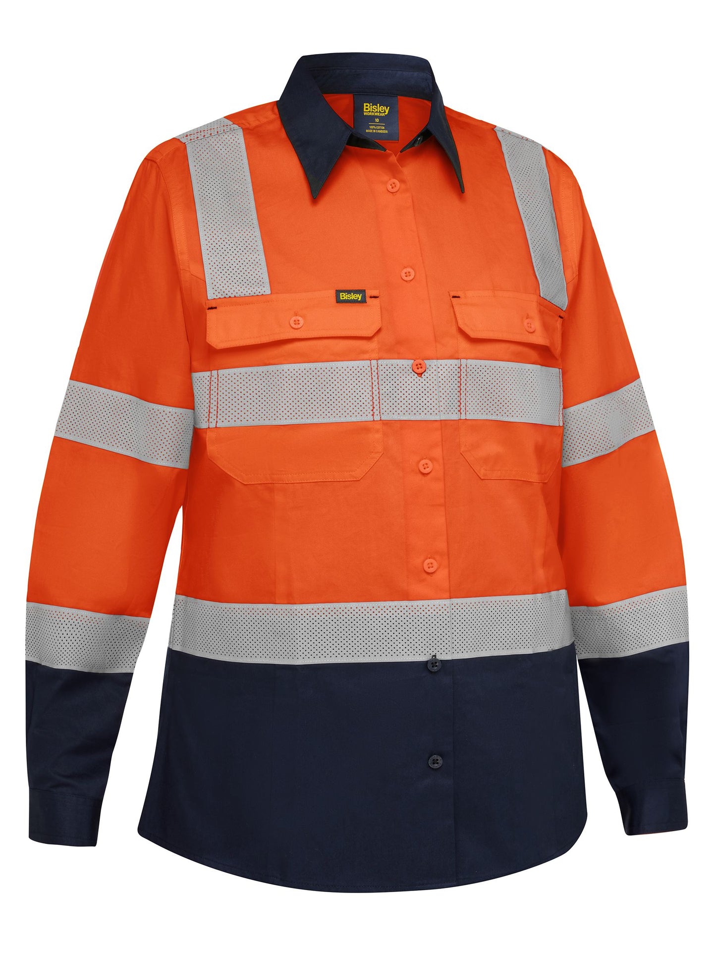 BL6396T Women's Taped Biomotion Hi Vis Cool Lightweight Vented Shirt