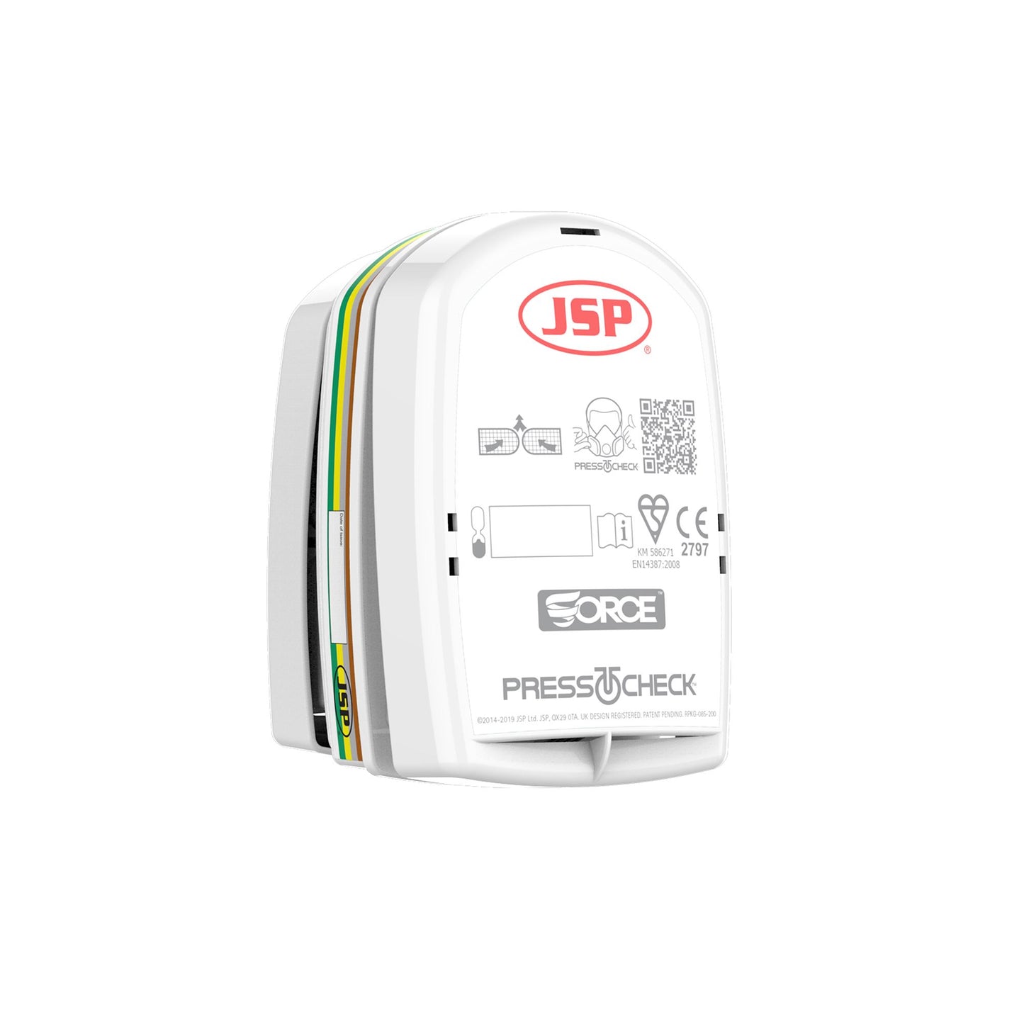 JSP Safety Press To Check P3 Dust Filters - 1 pair