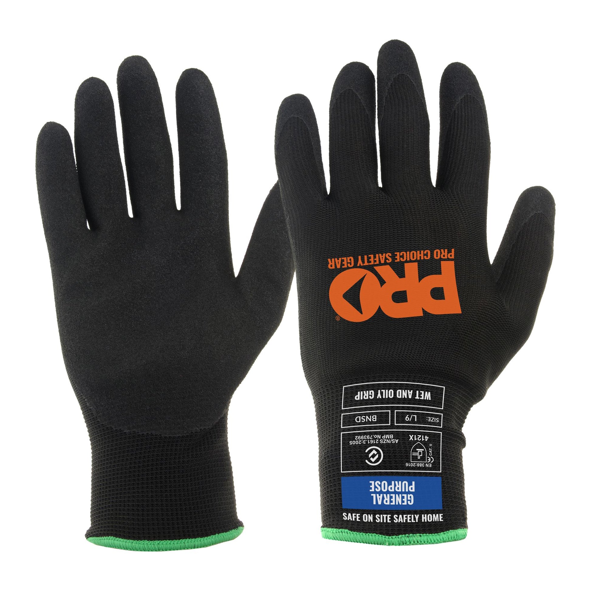 Pro Choice Safety Gear Prosense Sand Grip Nitrile Glove