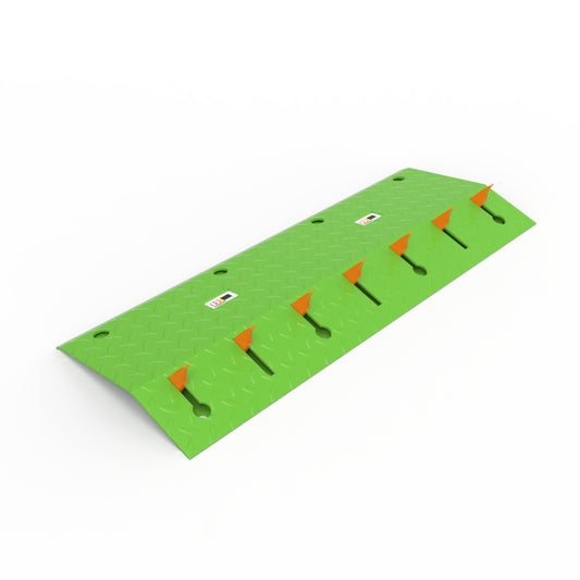 Blade Runner One Way Access Spikes 1m - Powder Coated Green