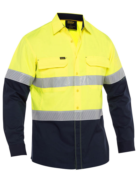 BS6491T X Airflow™ Hi Vis Taped Stretch Ripstop Shirt