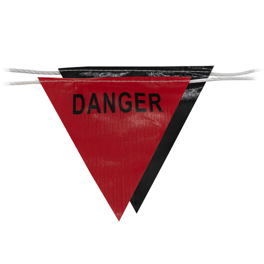 Pro Choice Safety Gear 30M 'DANGER' Bunting Red/Black