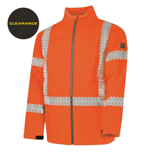 BW1300T5 Hi-Vis FR Softshell Jacket with Segmented FR Tape