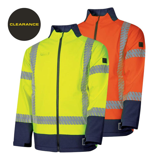 BW2300T8 Hi-Vis PPE 2 Softshell Jacket with Segmented FR Reflective Tape