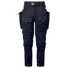 Portwest Ultimate Modular Work Pants in Black/Yellow
