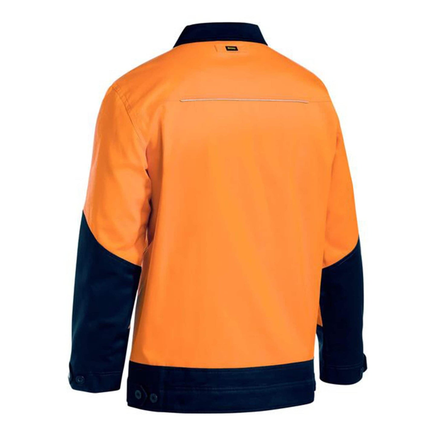 BJ6917 Bisley Two Tone Hi Vis Liquid Repellent Cotton Drill Jacket