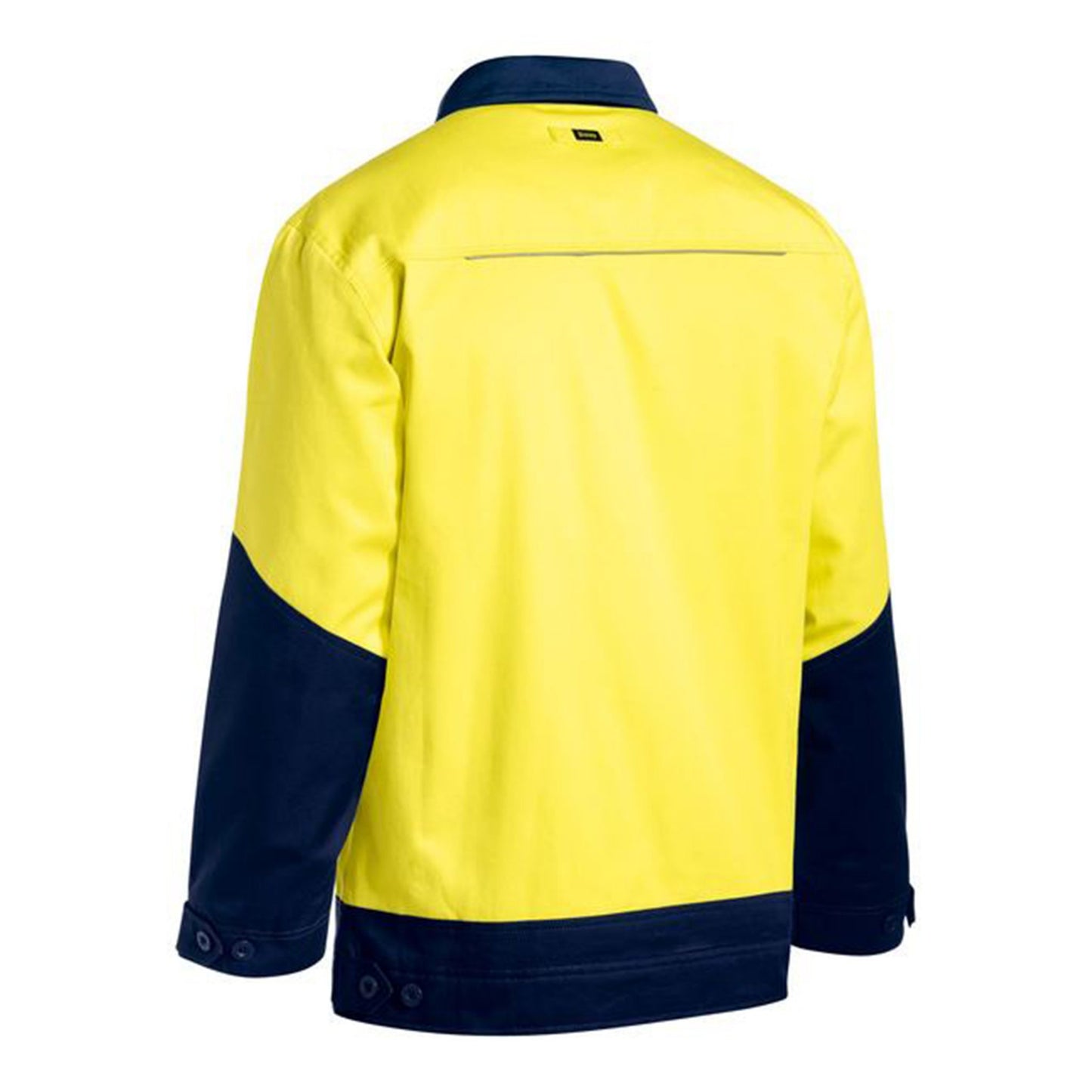 BJ6917 Bisley Two Tone Hi Vis Liquid Repellent Cotton Drill Jacket