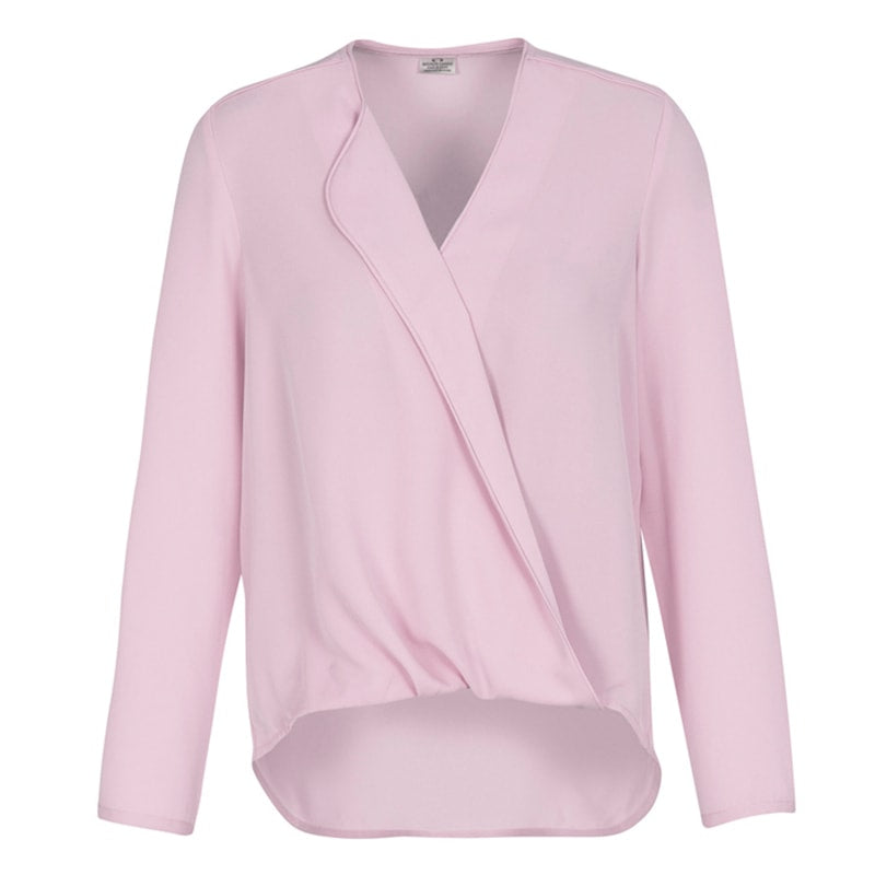 S014LL Biz Collection Ladies Lily Hi-Lo Blouse